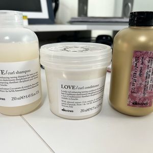 Davines Curl Box set and Curl Moose